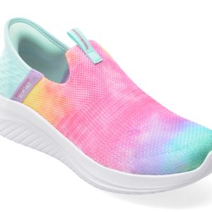 Pantofi sport SKECHERS multicolor, ULTRA FLEX 3.0, din material textil
