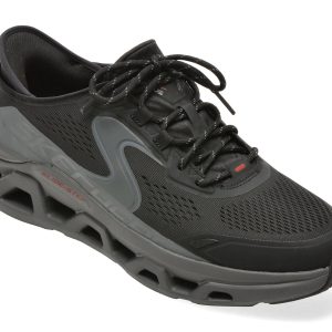 Pantofi sport SKECHERS negri, GLIDE-STEP ALTUS, din material textil