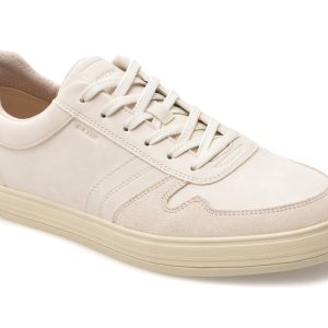 Pantofi sport GEOX bej, U65LSE, din piele ecologica