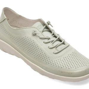 Pantofi sport REMONTE verzi, R3521, din piele naturala