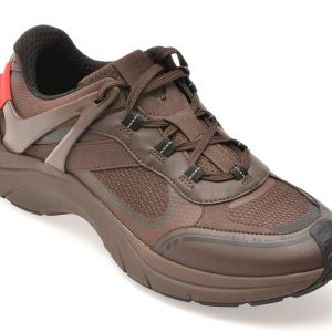 Pantofi sport HUGO maro, 8581, din material textil
