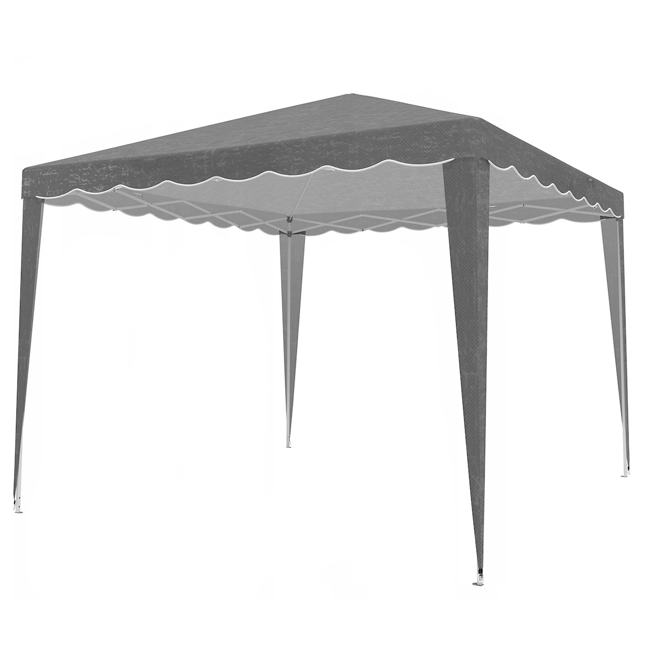 Cort pavilion gradina pliabil automat pop-up impermeabil uv, 300x300 cm, montaj rapid, gri