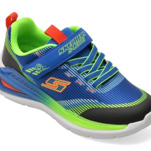 Pantofi sport SKECHERS albastri, TRI-NAMICS 2.0, din material textil