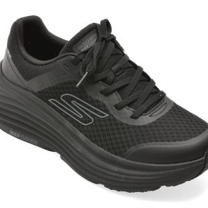 Pantofi sport SKECHERS negri, MAX CUSHIONING ENDEAVOUR, din material textil