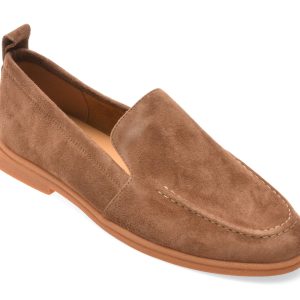 Mocasini FLAVIA PASSINI maro, 1197G19, din piele intoarsa