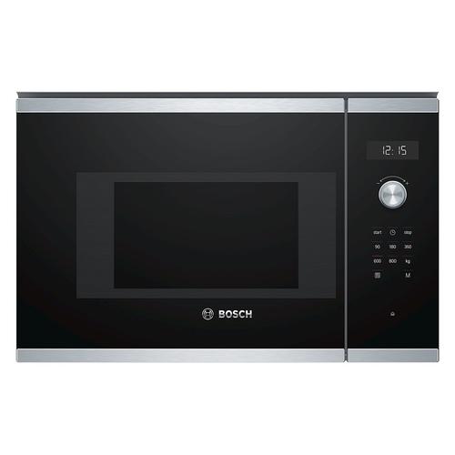 Cuptor cu microunde incorporabil Bosch BFL524MS0, 20 l, 800 W, 7 programe, Control digital (Negru)