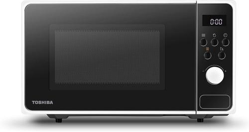 Cuptor Cu Microunde Toshiba MM2-AM23PFWH, 23 Litri, 800 W (Alb/Negru)