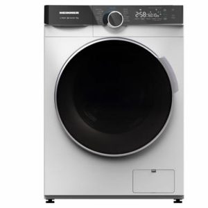 Masina de spalat rufe slim cu uscator HEINNER HWDM-M814IVKA, 8 kg spalare, 6 kg uscare, 1400 rpm, Clasa A, 15 programe, Motor inverter (Alb)