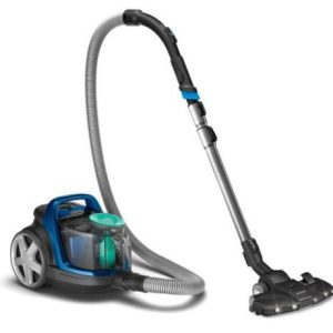 Aspirator fara sac Philips PowerPro Active FC9557/09, 1.7 L, Tub telescopic, 750 W (Negru/Albastru)