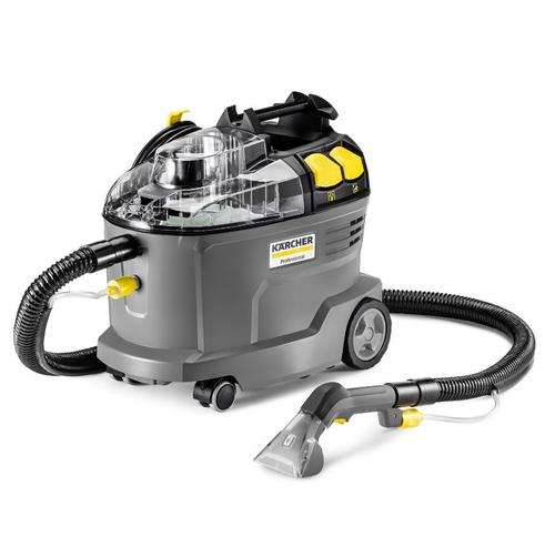 Aparat de curatat Karcher Puzzi 8/1,  Spray-Extractie, Debit aer 71 L/s, Rezervor apa 8 L, 1200 W (Gri/Galben)
