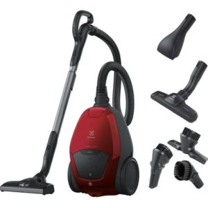 Aspirator cu sac Electrolux Pure D8 PD82-ANIMA, 3.5 L, 600 W, Functie SMART, Kit pentru animale de casa (Rosu)