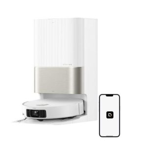 Robot de aspirare Dreame X50 Ultra RLX85CE-6-WH , detectare AI a obstacolelor È™i navigare la 360Â°, comanda vocala, depasire obstacol de 6CM, aspirare 20000Pa, perie dubla anti-incurcare (Alb)