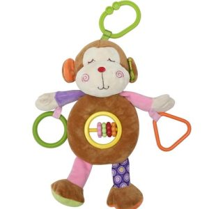 Jucarie de plus Lorelli maimutica, 24 cm, de activitate, 0 luni+
