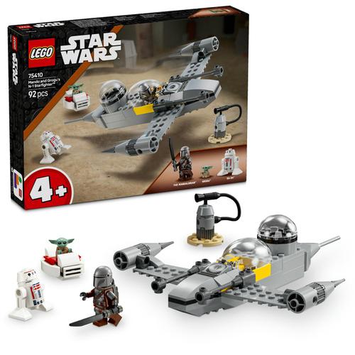 LEGOÂ® Star Wars TM - Nava de lupta stelara N-1 a lui Mando si Grogu 75410, 92 piese