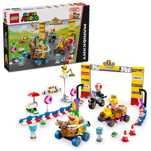 LEGOÂ® Super Mario - Mario Kartâ„¢ â€“ Set Baby Peach si Grand Prix 72036, 823 piese