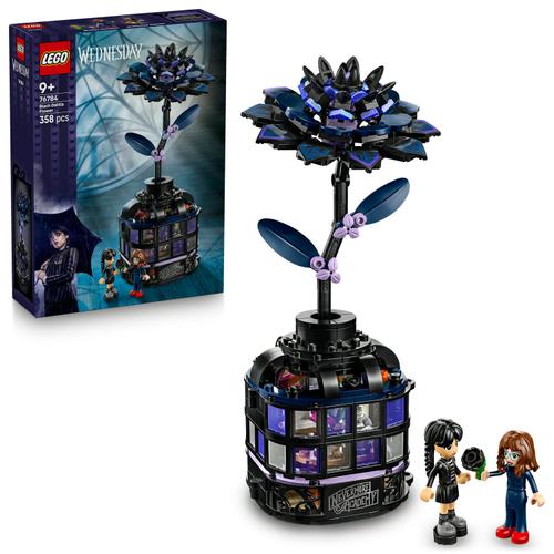 LEGOÂ® Wednesday - Floare de dalie neagra 76784, 358 piese