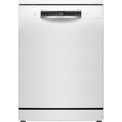 Masina de spalat vase independenta BOSCH SMS4HVW14E, 14 seturi, 6 programe, Home Connect, ExtraDry, Hygiene Plus, EcoSilence Drive, DosageAssist, Clasa C, 60 cm (Alb)