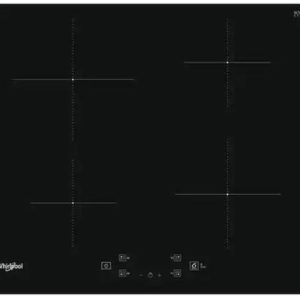 Plita incorporabila Whirlpool WS Q2160 NE, Inductie, 4 Zone de gatit, Touch control (Negru)
