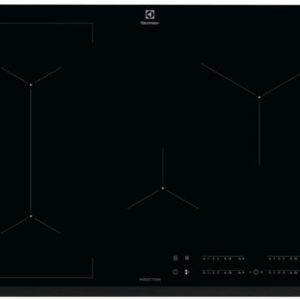 Plita incorporabila Electrolux EIV734, Inductie, 4 zone de gatit, Touch control, 71 cm (Negru)