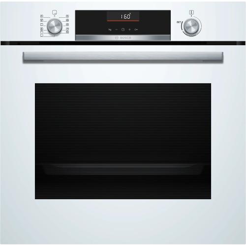 Cuptor incorporabil BOSCH HBG536EW4, 71 l, Autocuratare EcoClean Direct, Grill, AirFry, Control electronic, 8 functii incalzire, AutoPilot - 10 programe gatire, 3D Hotair, Clasa A+ (Alb)
