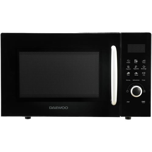 Cuptor cu microunde Daewoo KOR-91RBK-2, 23 l, 800 W, Control digital, Display LED (Negru)