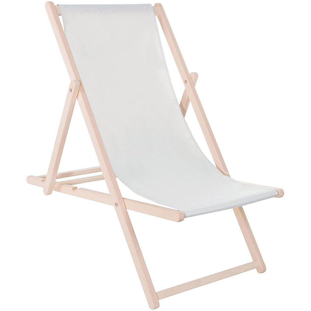 Sezlong pliabil lemn fag 3 pozitii reglabil autoasamblare, 120 kg maxim, confort, gri deschis